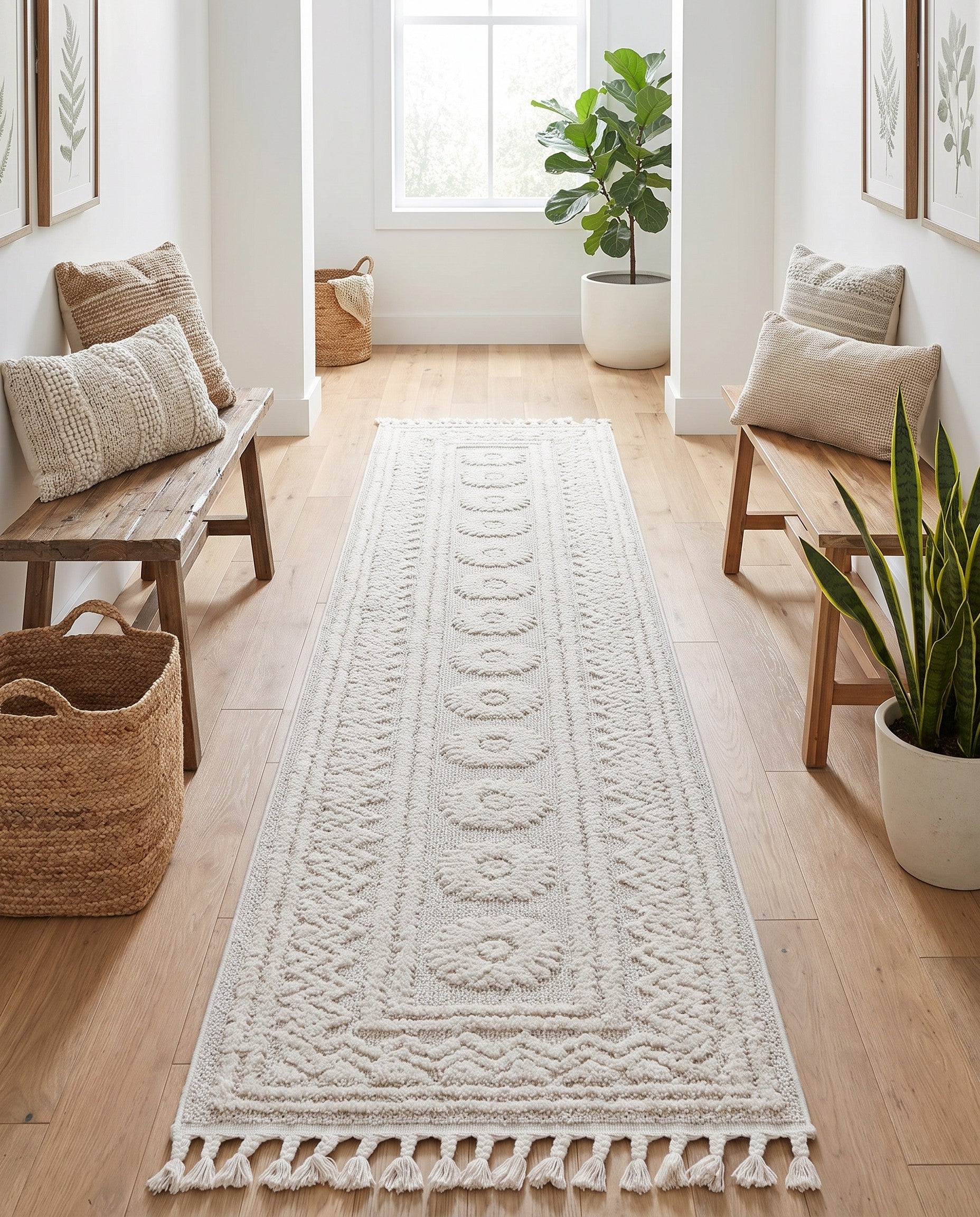 2' 7 x 12' Boho Runner Rug