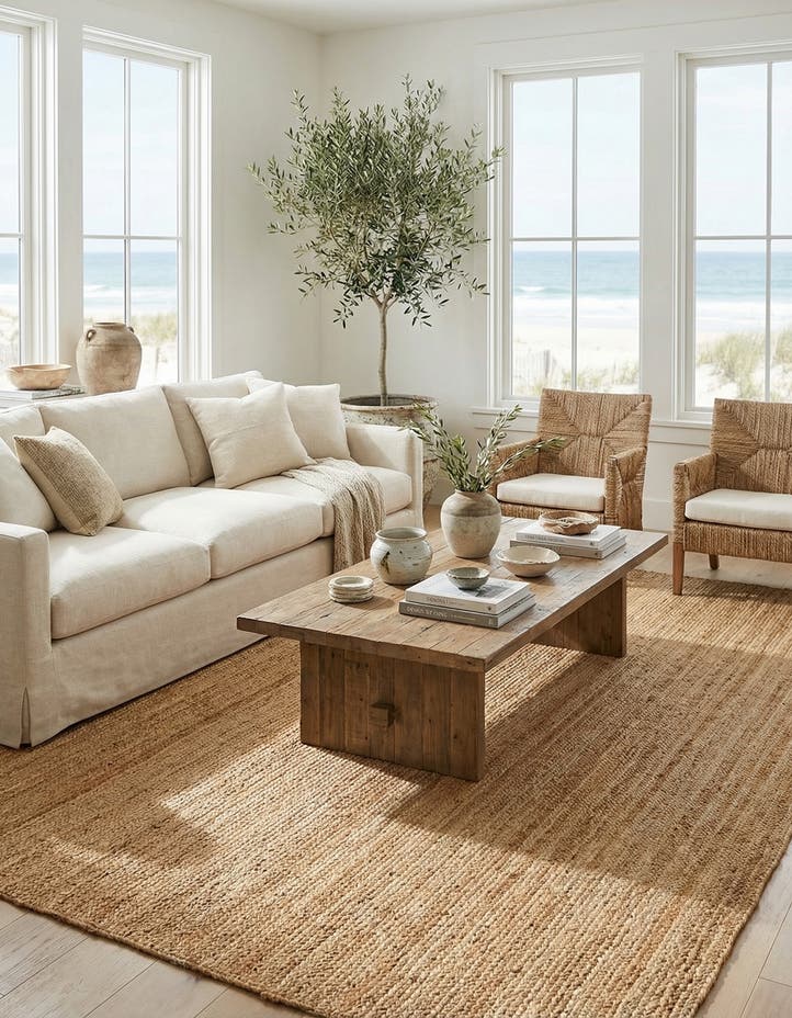 7' 10 x 10' Handmade Braided Jute Luxe Rug