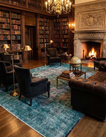 9' 7 x 12' 6 Vintage Royal Wool Rug