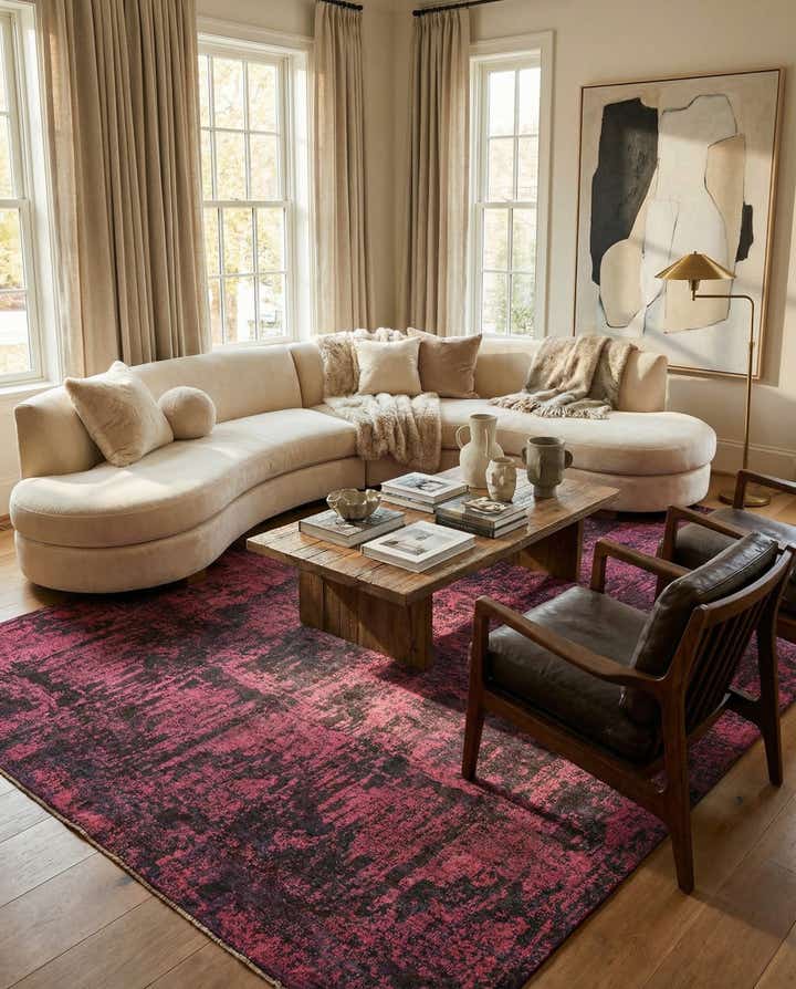 8' 9 x 12' Hand Knotted Ultra Vintage Persian Wool Rug