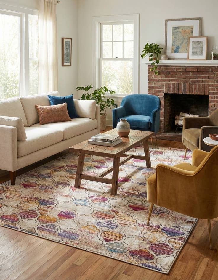 Detail image of  9' x 11' 7 Deepa Rug