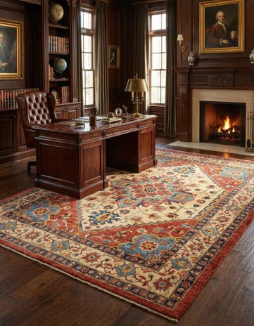 7' 3 x 9' 9 Sara Wool Rug