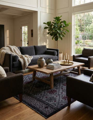 5' 10 x 8' Hand Knotted Darya Wool Rug