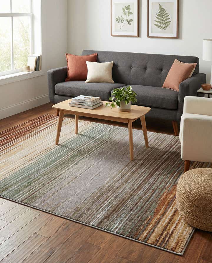 5' x 8' Easy-Clean Modern Indoor / Outdoor Rug