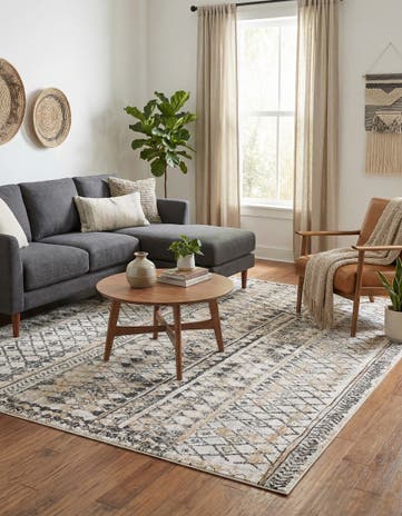 Beige Leipzig Rug