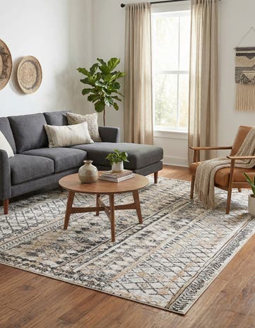 Beige Leipzig Rug