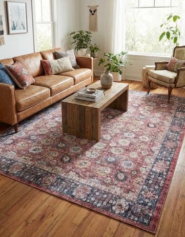 9' 5 x 13' 1 Washable Timeless Rug