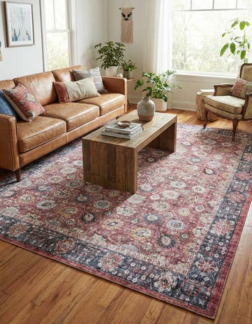9' 5 x 13' 1 Washable Timeless Rug