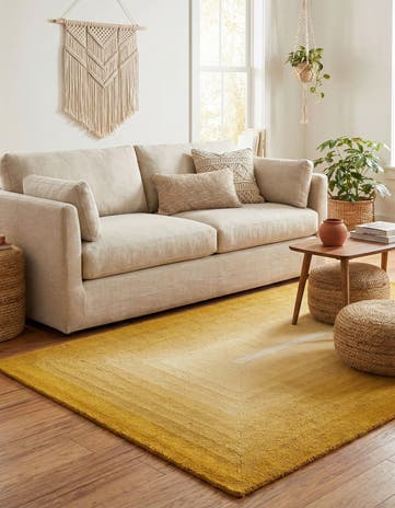 4' 1 x 6' 1 Ombre Wool Rug