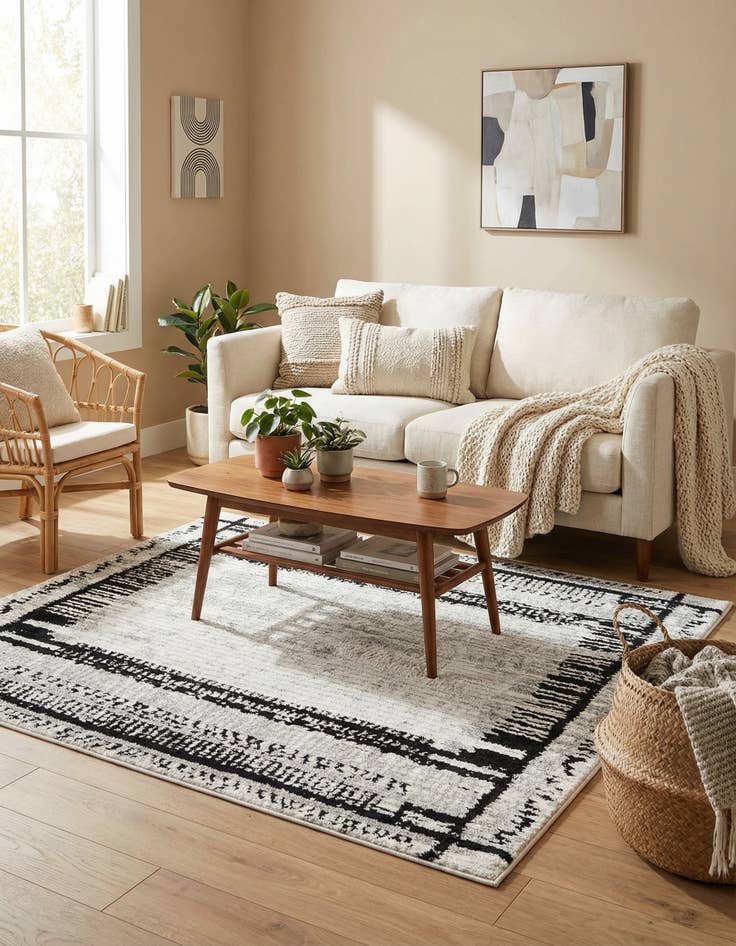 Detail image of 5' 3 x 5' 3 Tagine Square Rug