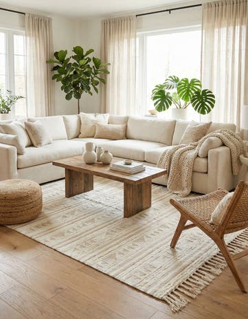 9' x 12' Hand Woven Arizona Wool Rug
