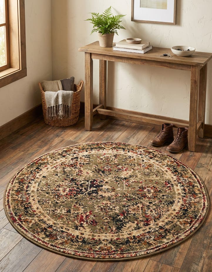 3' x 3' Saturn Round Rug