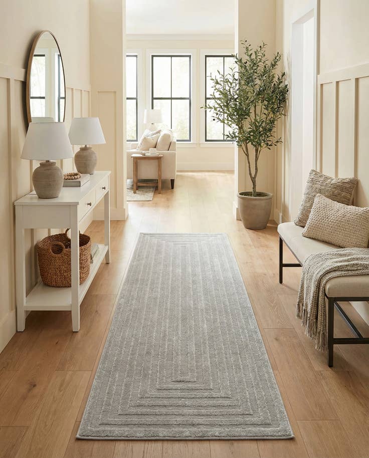 Detail image of 2' x 8' Easy-Clean Sabrina Soto Prescott Indoor / Outdoor Runner Rug