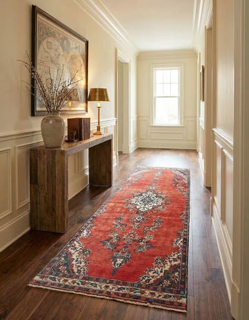 3' 4 x 9' 8 Hamedan Runner Rug