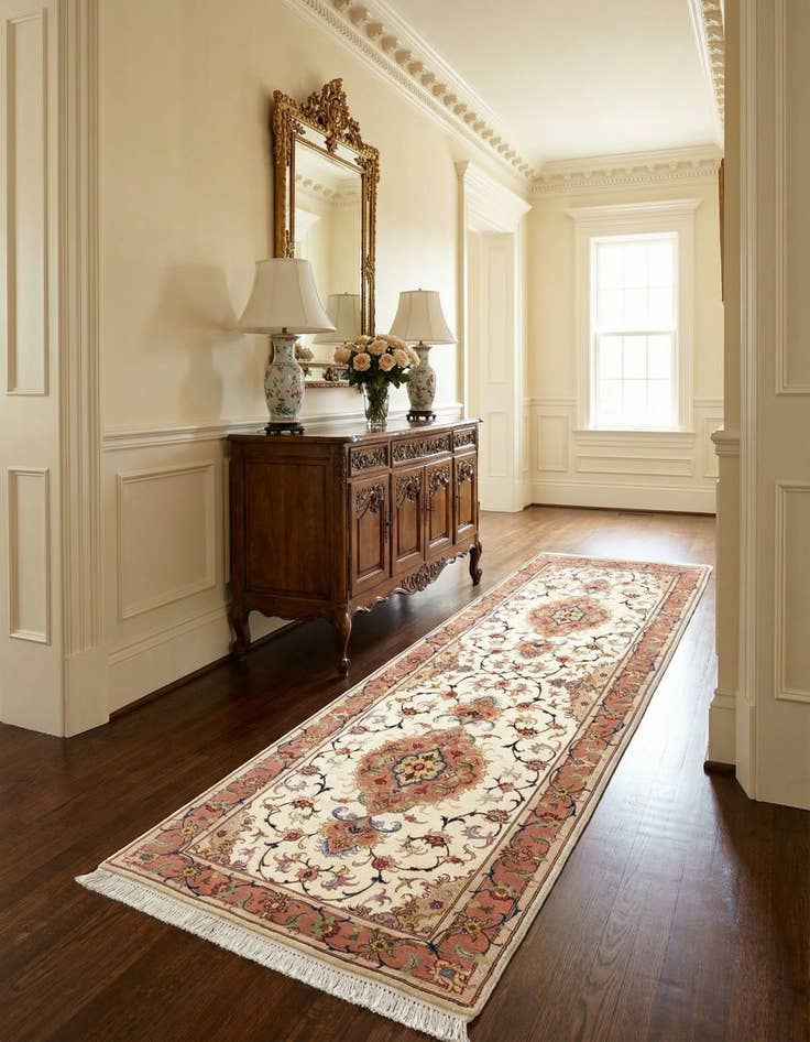 Detail image of 2' 6 x 7' 6 Tabriz Runner Rug