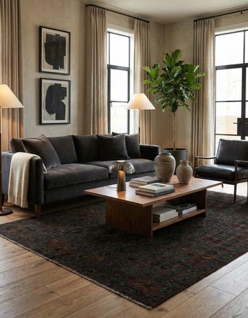 6' x 8' Hand Woven Kilim Modern Wool Rug