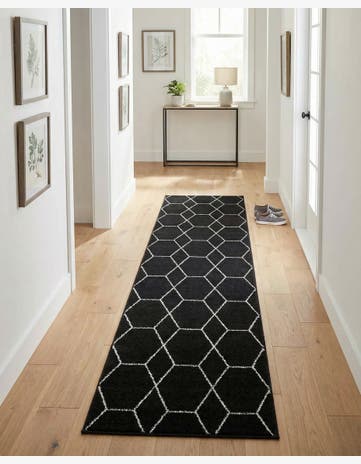 2' 7 x 12' Trellis Frieze Runner Rug