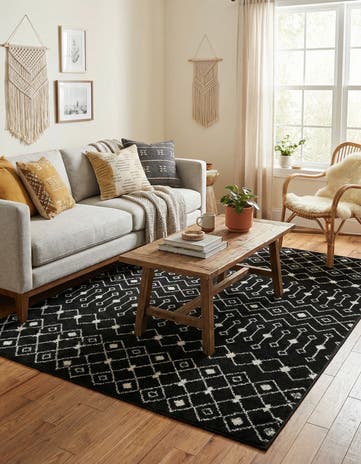 5' 3 x 8' Moroccan Trellis Rug