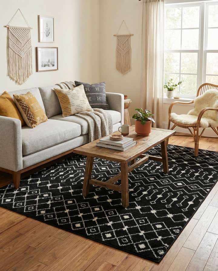 5' 3 x 8' Moroccan Trellis Rug