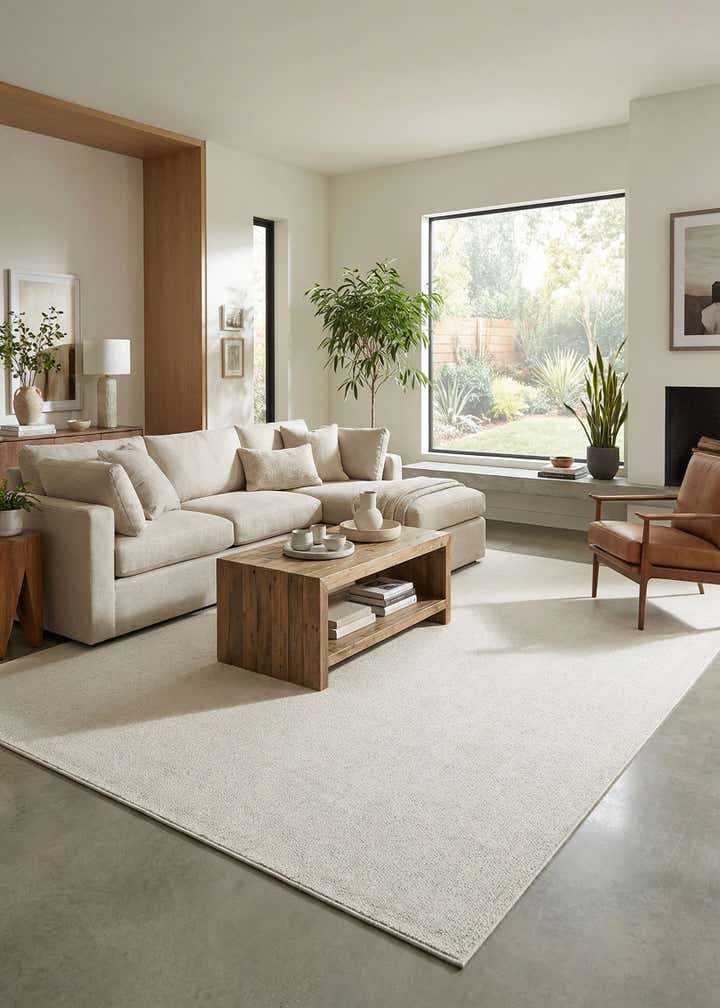 10' x 14' 1 Easy-Clean Solid Indoor / Outdoor Rug