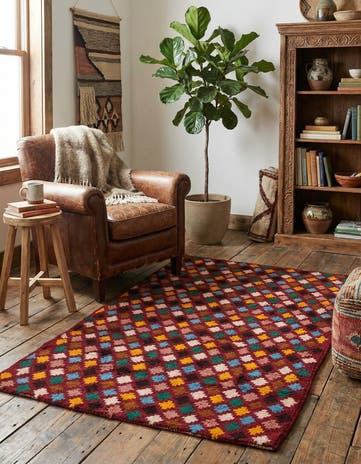 3' x 4' 7 Hand Knotted Balouch Wool Rug