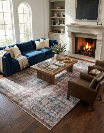 9' 2 x 12' 8 Hand Knotted Ultra Vintage Persian Wool Rug