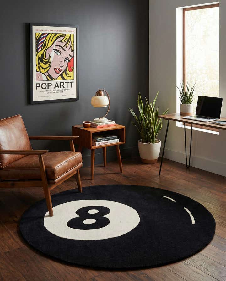 6' 1 x 6' 1 Hand Tufted Wool Round Rug