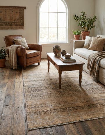 3' 3 x 5' 8 Hand Knotted Ultra Vintage Persian Wool Rug