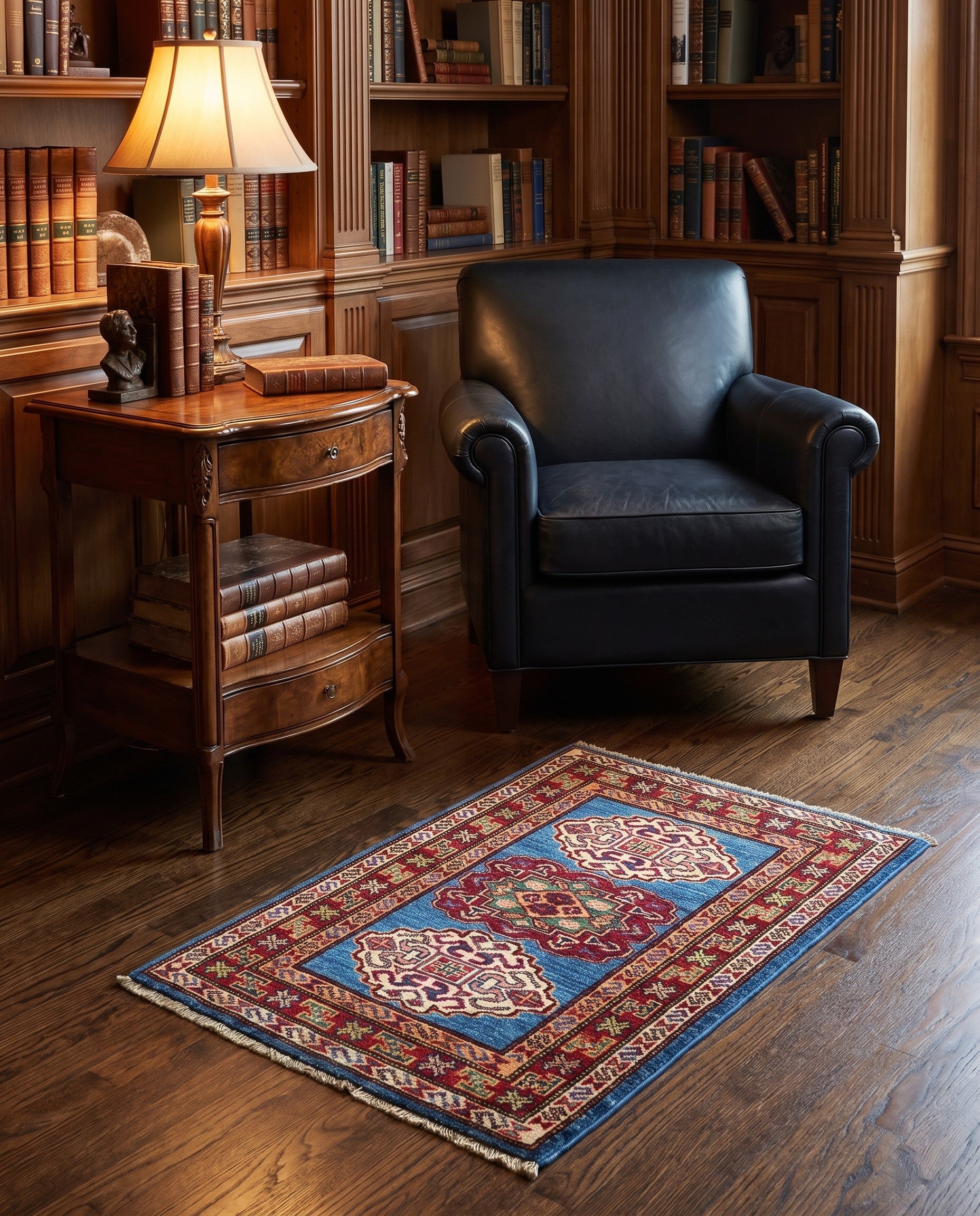 2' x 2' 10 Hand Knotted Kazak Rug