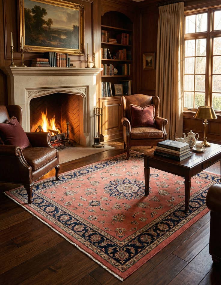 Detail image of 3' 5 x 4' 10 Bidjar Wool Rug