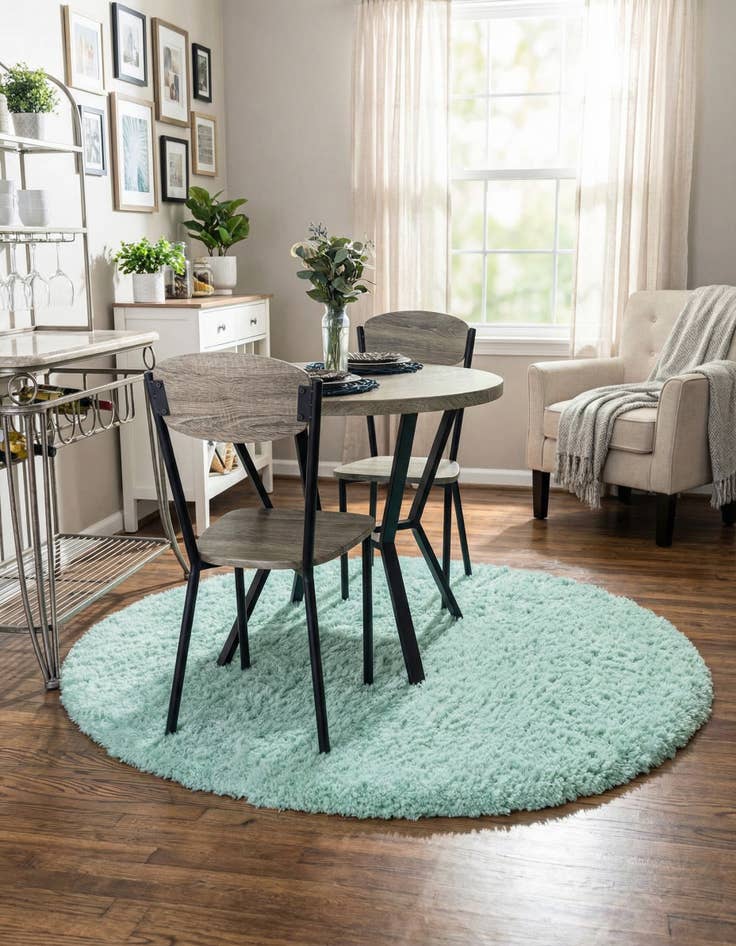 Detail image of 4' x 4' Infinity Shag Round Rug