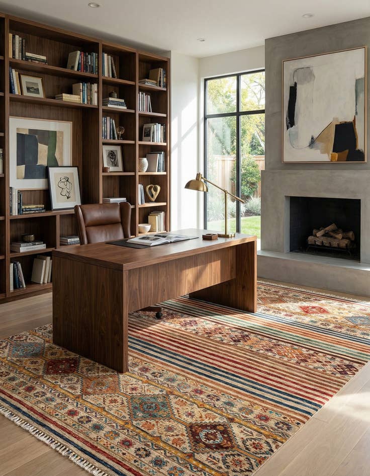 Detail image of 5' 7 x 7' 9 Ariana Ziegler Wool Rug