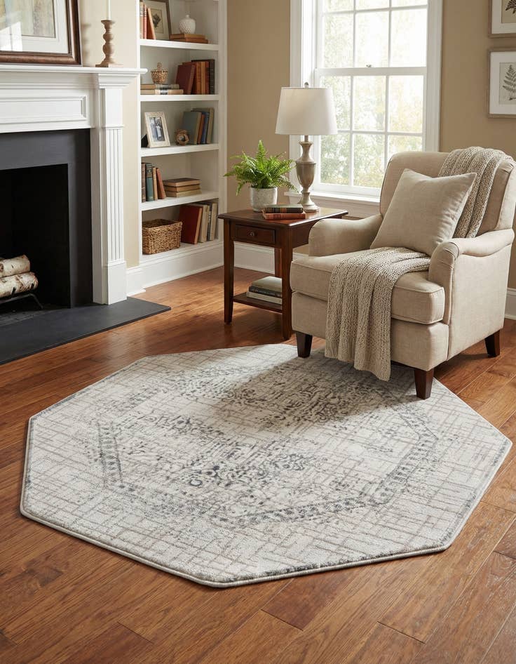 Detail image of  4' x 4' Derbyshire Octagon Rug