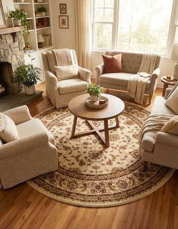 7' 10 x 7' 10 Aditi Round Rug