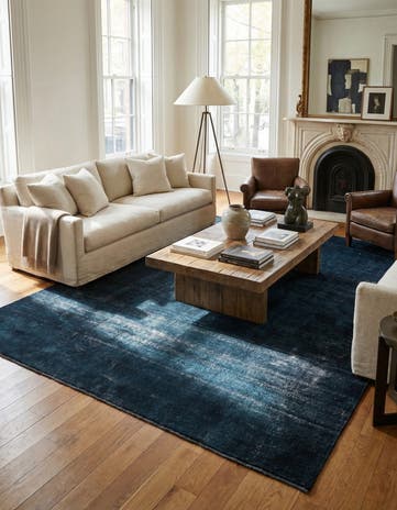 9' 5 x 12' 10 Hand Knotted Ultra Vintage Persian Wool Rug