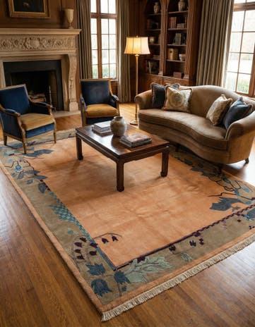 8' 2 x 11' 1 Hand Knotted Nepal Wool Rug