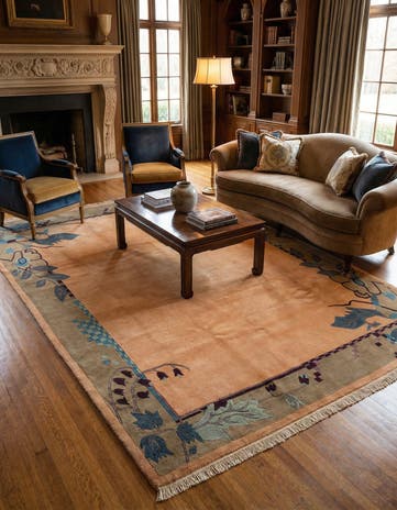 8' 2 x 11' 1 Hand Knotted Nepal Wool Rug