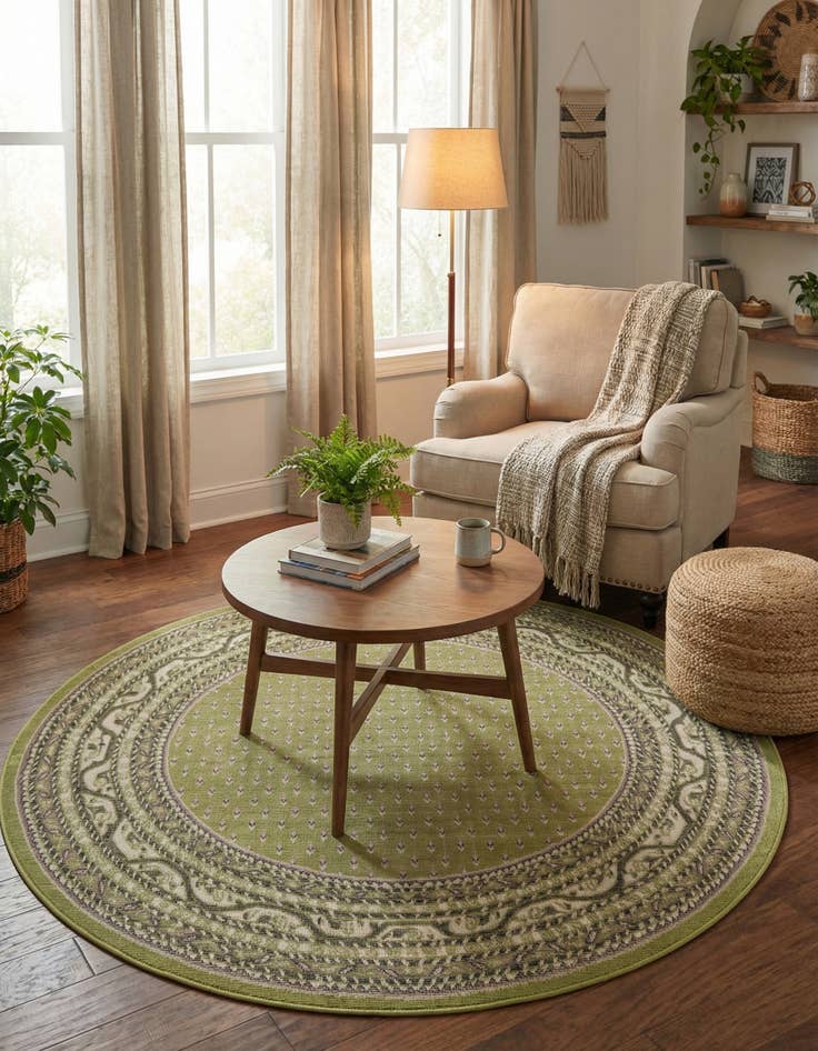 Detail image of  5' x 5' SoHo Round Rug