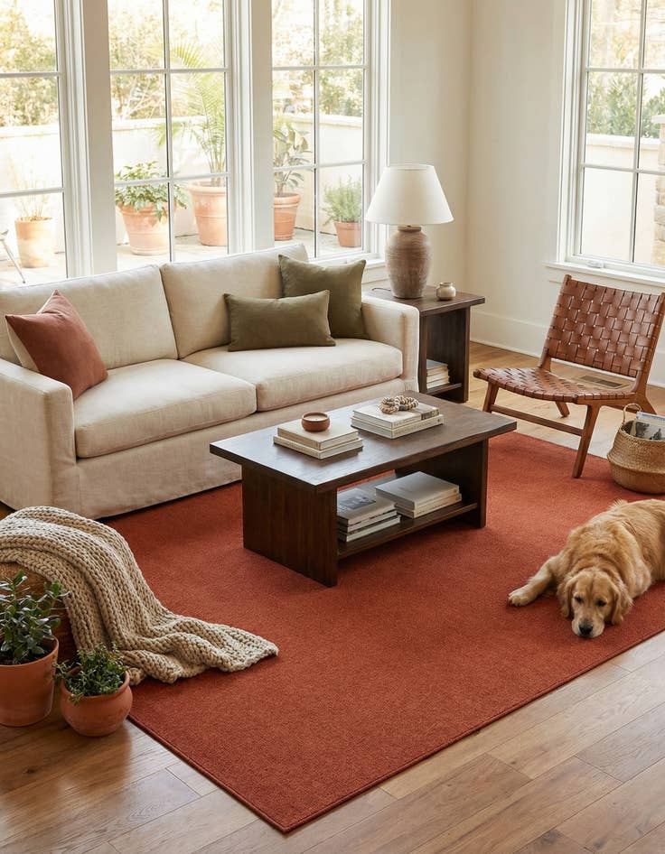 Detail image of 6' x 9' Everyday Solid Rug