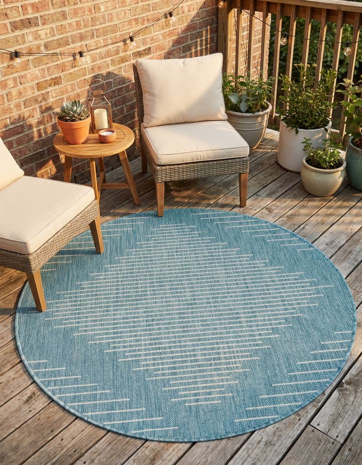 4' x 4' Easy-Clean Modern Indoor / Outdoor...