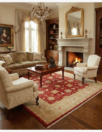 8' 10 x 12' 4 Ziegler Wool Rug