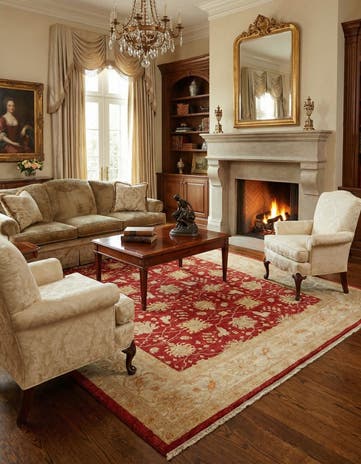 8' 10 x 12' 4 Ziegler Wool Rug