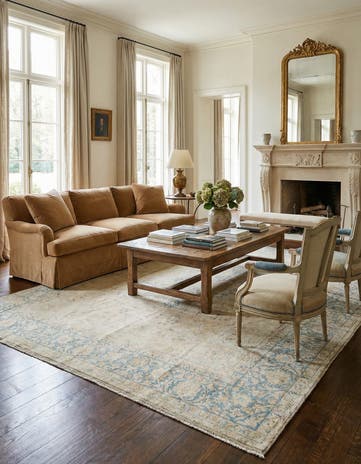 9' 8 x 12' 8 Vintage Royal Wool Rug