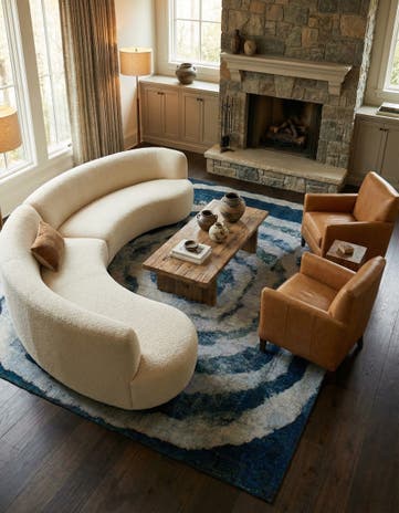 9' 4 x 12' 5 Hand Knotted Ultra Vintage Persian Wool Rug
