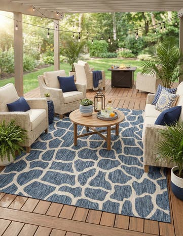 7' x 10' Easy-Clean Safari Indoor / Outdoor Rug