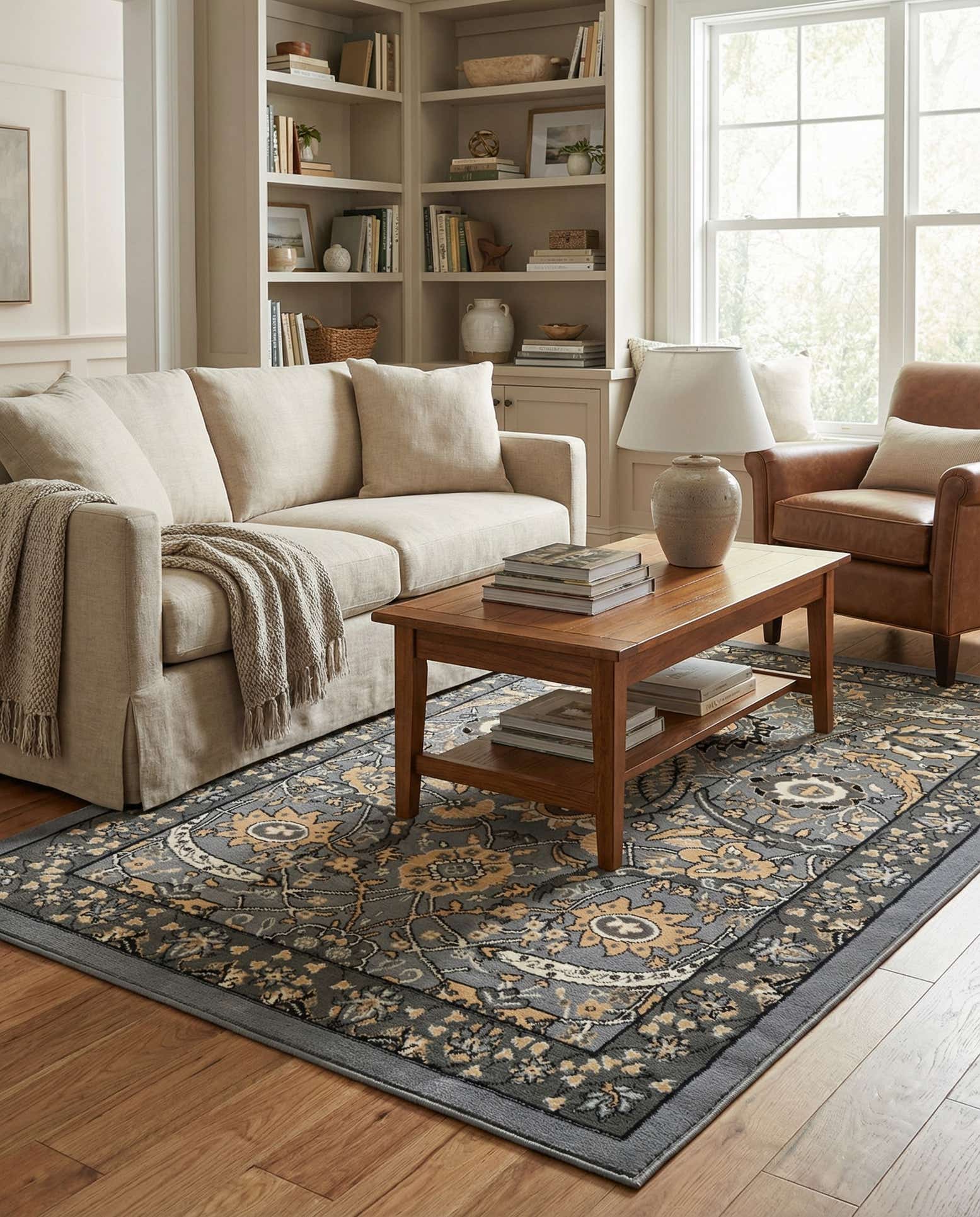 4' x 6' Isfahan Design Rug