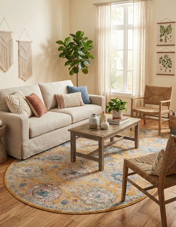 5' 3 x 8' Lola Oval Rug