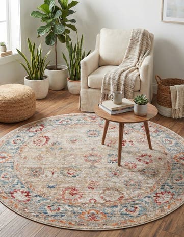 5' x 5' Noble Round Rug