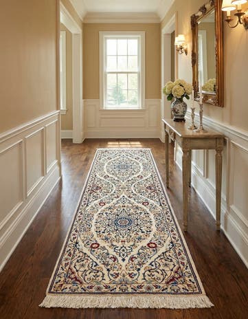 1' 7 x 5' 10 Hand Knotted Nain Rug