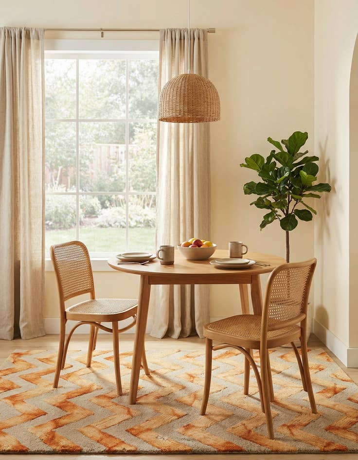 Detail image of 3' 10 x 5' 10 Luna Wool Rug